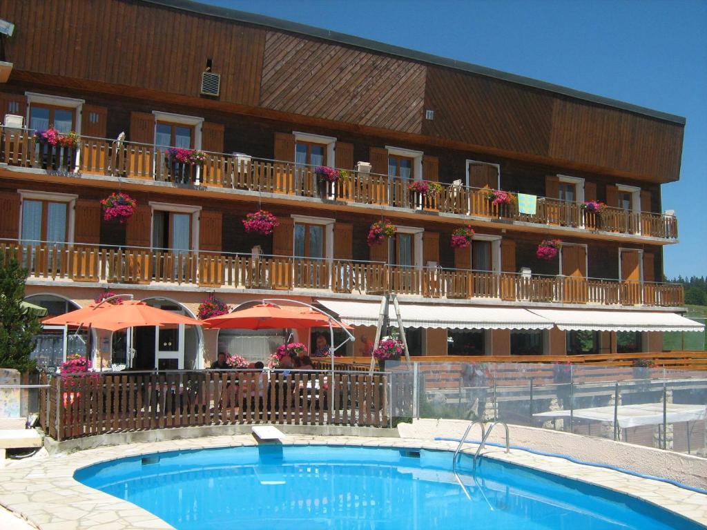 Hotel Notre Dame Des Neiges La Feclaz Exterior photo
